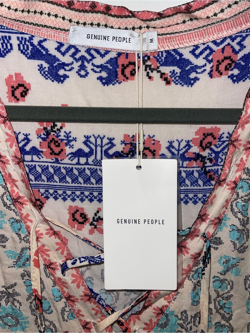 Genuine People Bohemian Romper- NWT - Picture 3 of 5